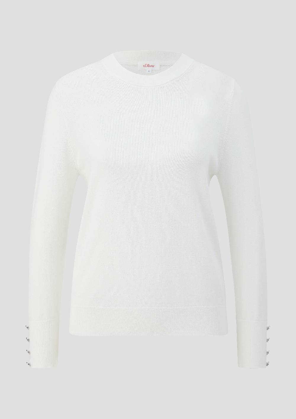 S.Oliver Strickpullover Aus Viskosemix