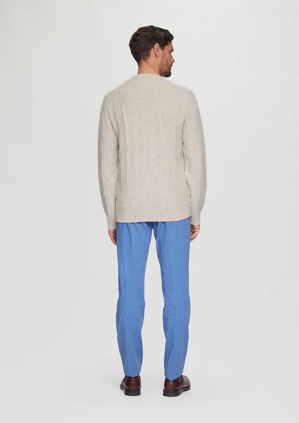 S.Oliver Strickpullover Aus Wollmix Mit Zopfmuster