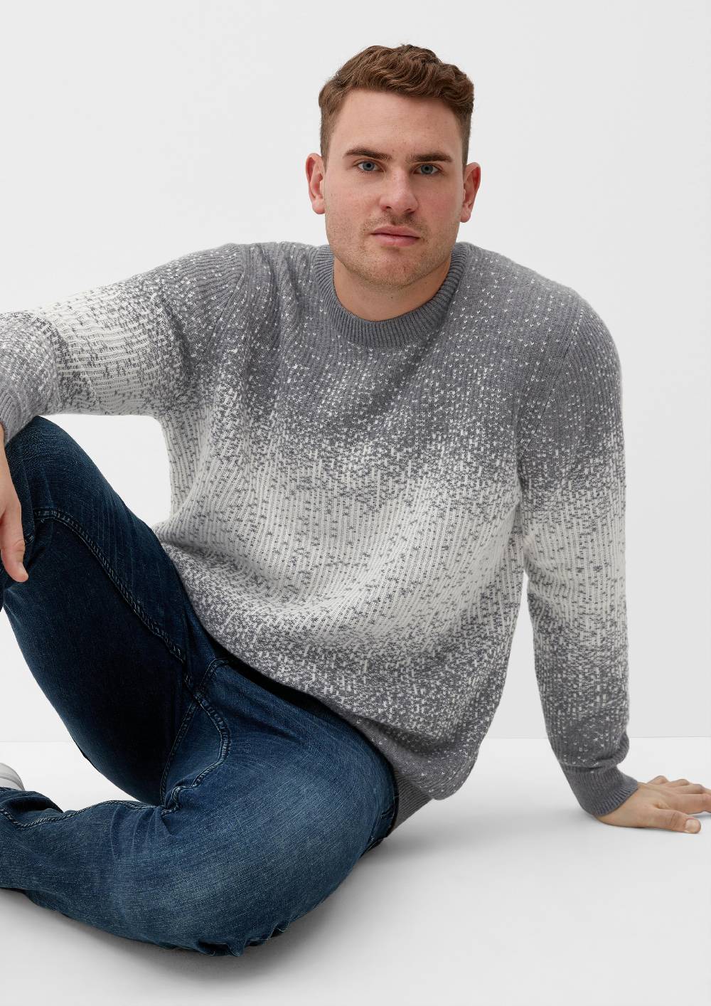 S.Oliver Strickpullover Im Jacquard-Design
