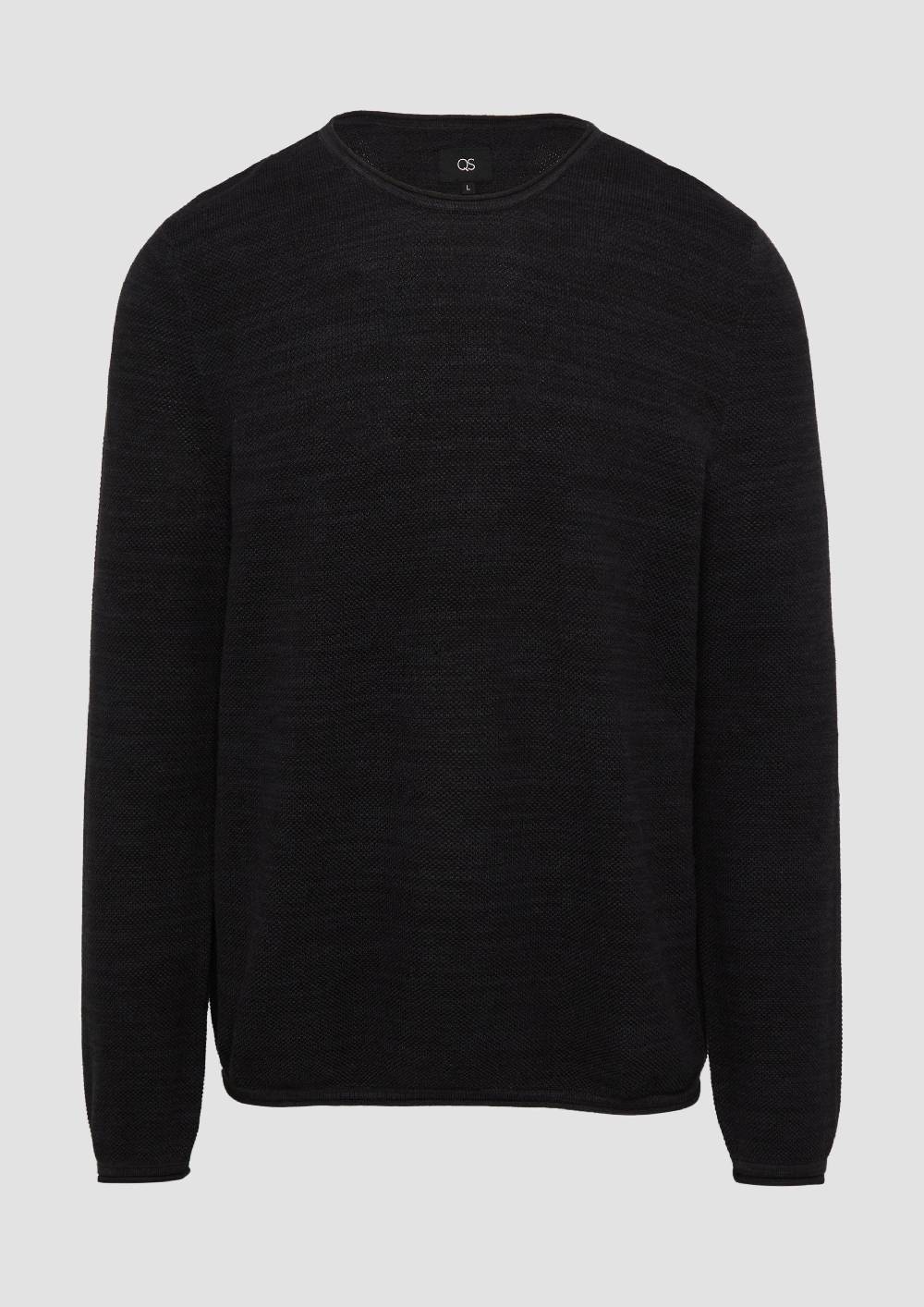 S.Oliver Strickpullover In Melange-Optik