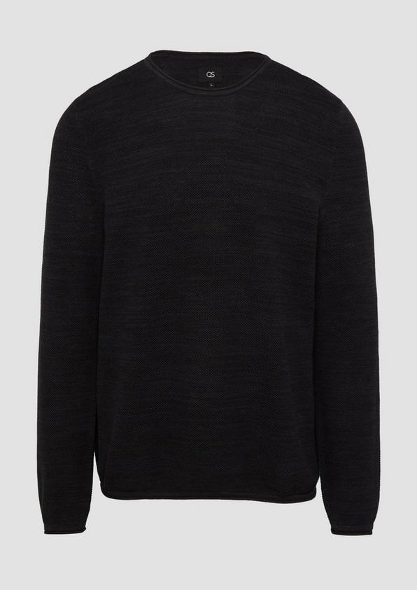 s.Oliver Strickpullover in Melange-Optik