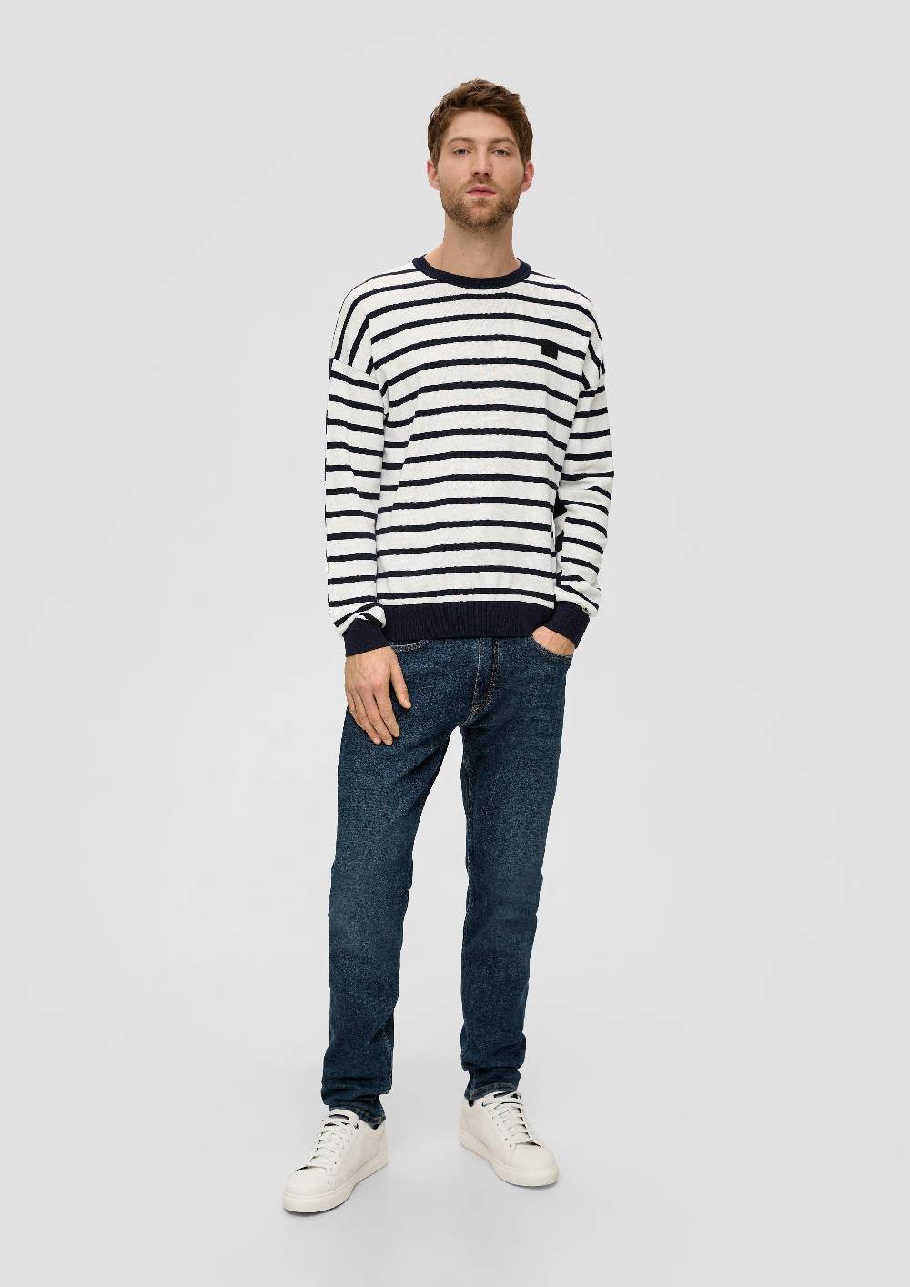 S.Oliver Strickpullover Mit Crew Neck