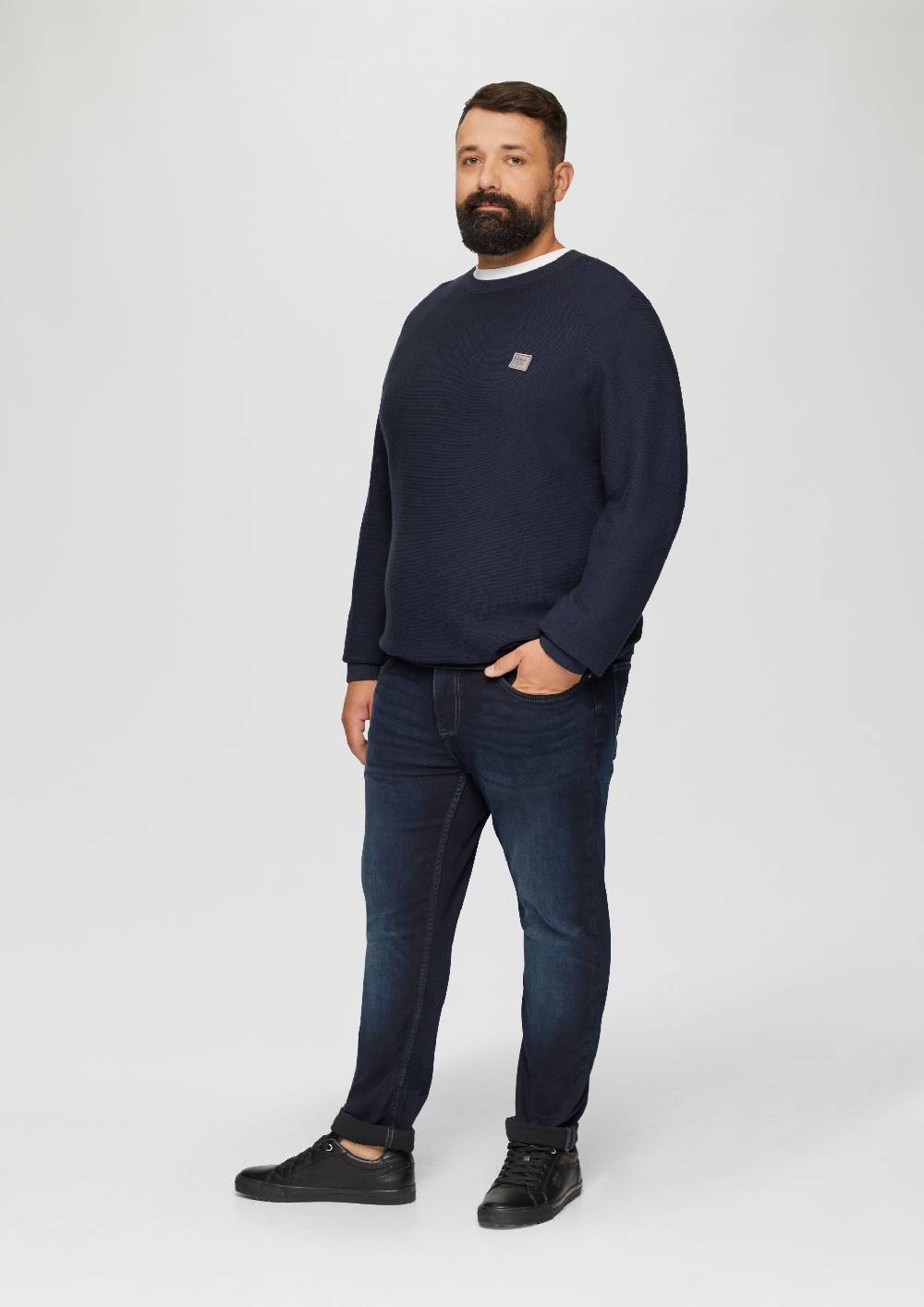 S.Oliver Strickpullover Mit Crewneck