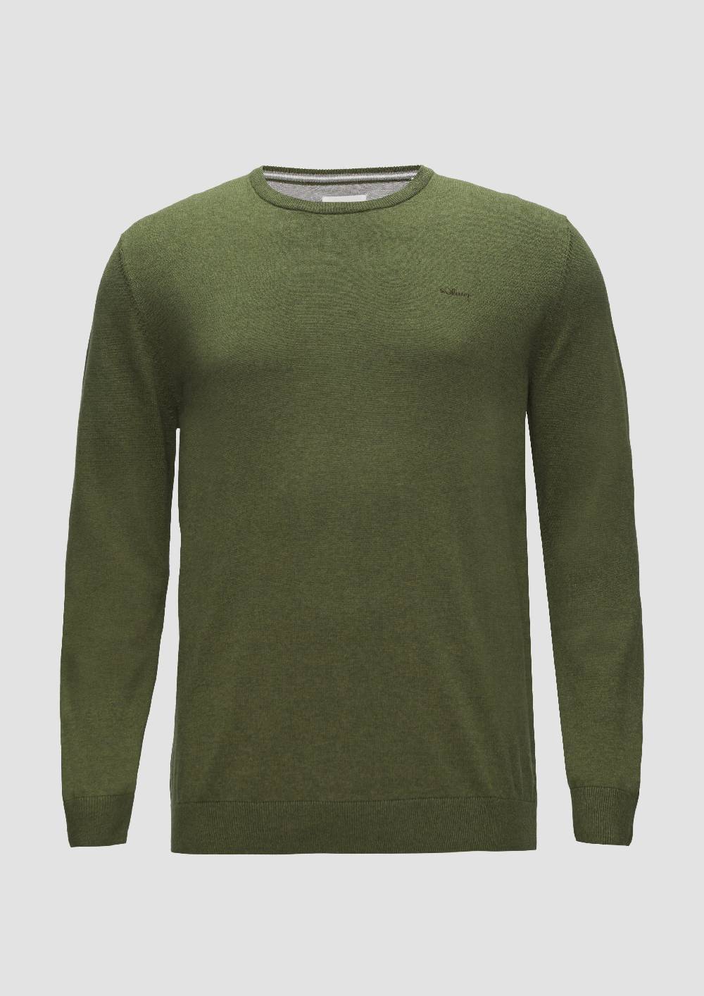 S.Oliver Strickpullover Mit Crewneck