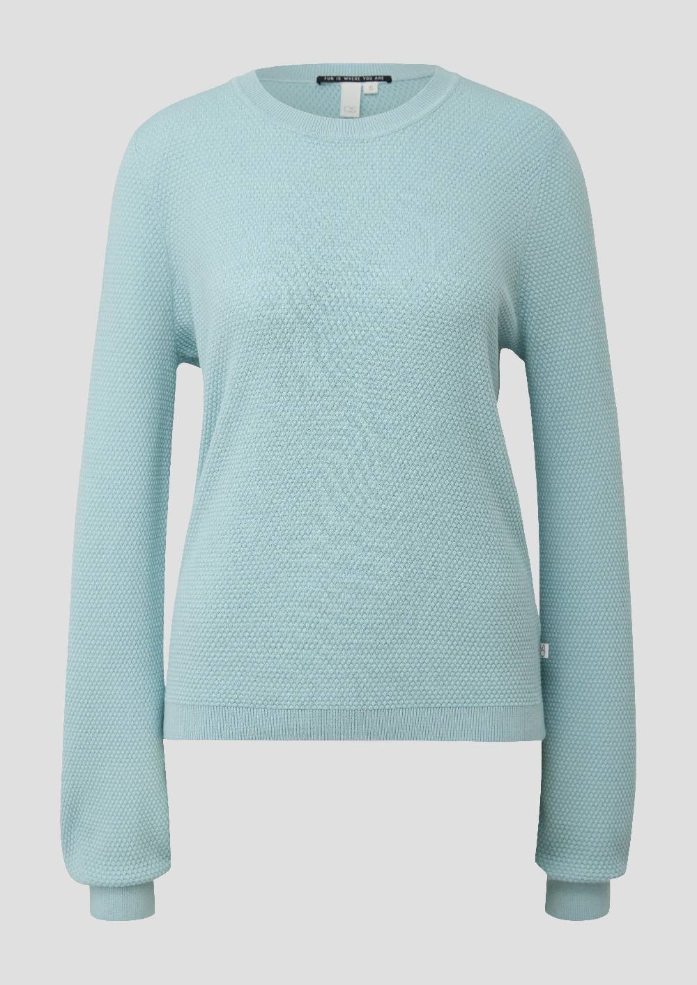 S.Oliver Strickpullover Mit Dobby-Struktur