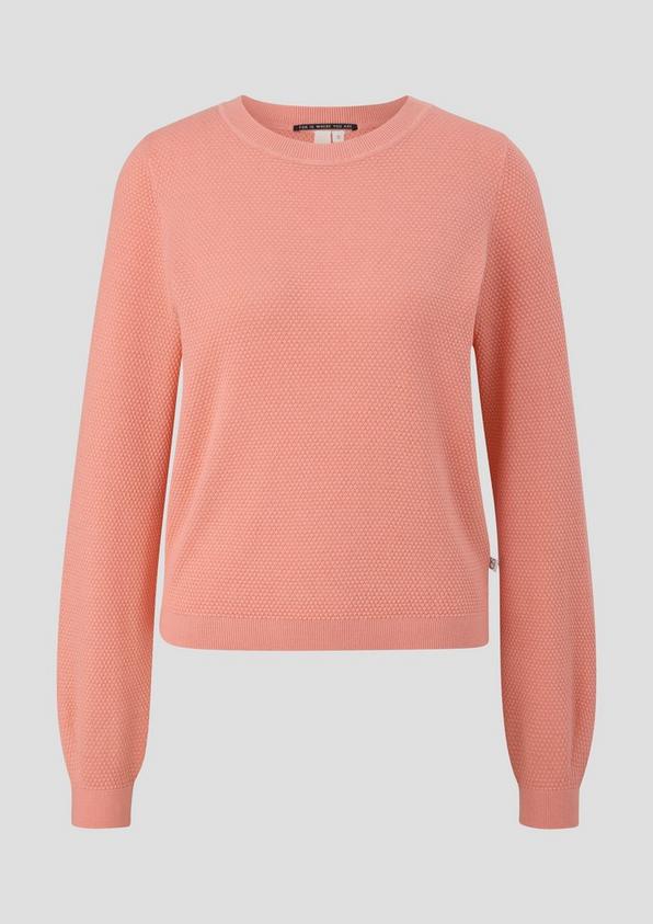 s.Oliver Strickpullover mit Dobby-Struktur