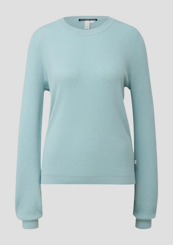 s.Oliver Strickpullover mit Dobby-Struktur