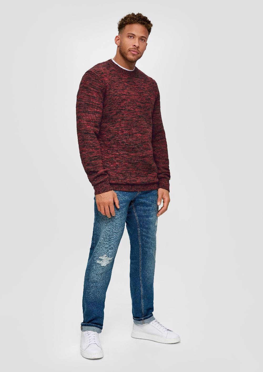 S.Oliver Strickpullover Mit Effektgarn