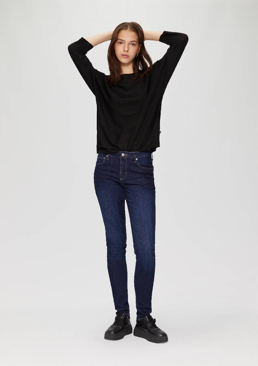 S.Oliver Strickpullover Mit Fledermausärmeln