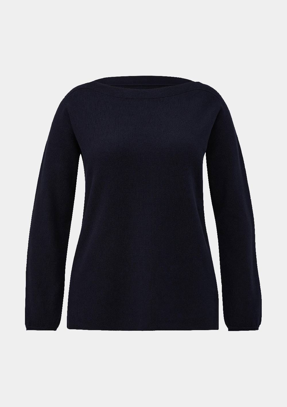 S.Oliver Strickpullover Mit Geschlitztem Saum