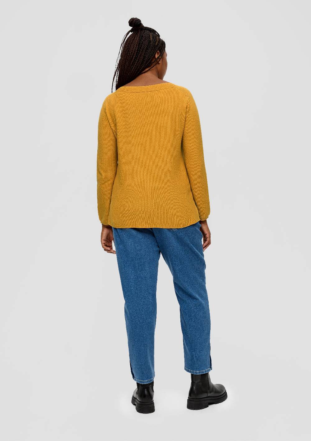 S.Oliver Strickpullover Mit Geschlitztem Saum