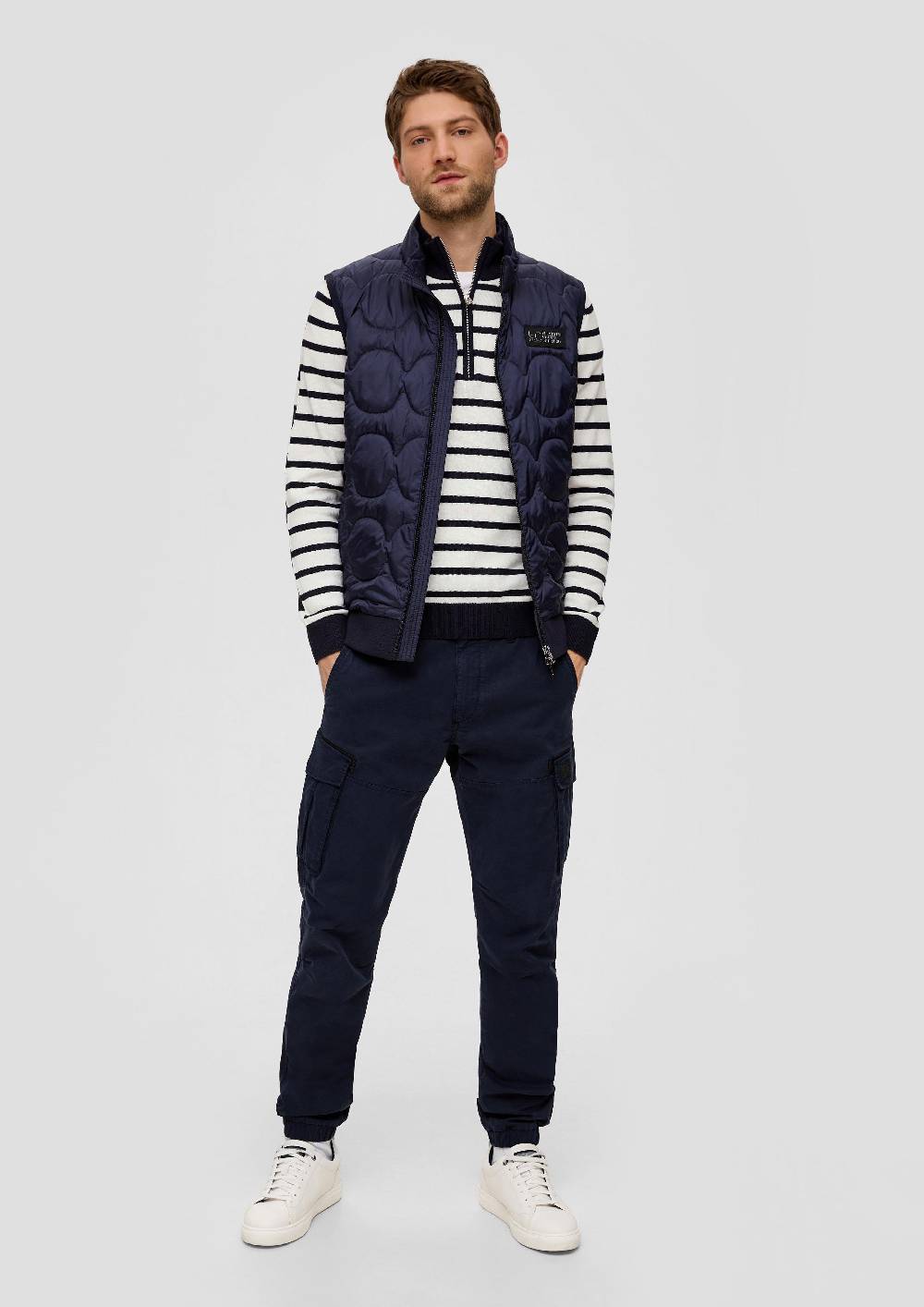 S.Oliver Strickpullover Mit Half-Zip