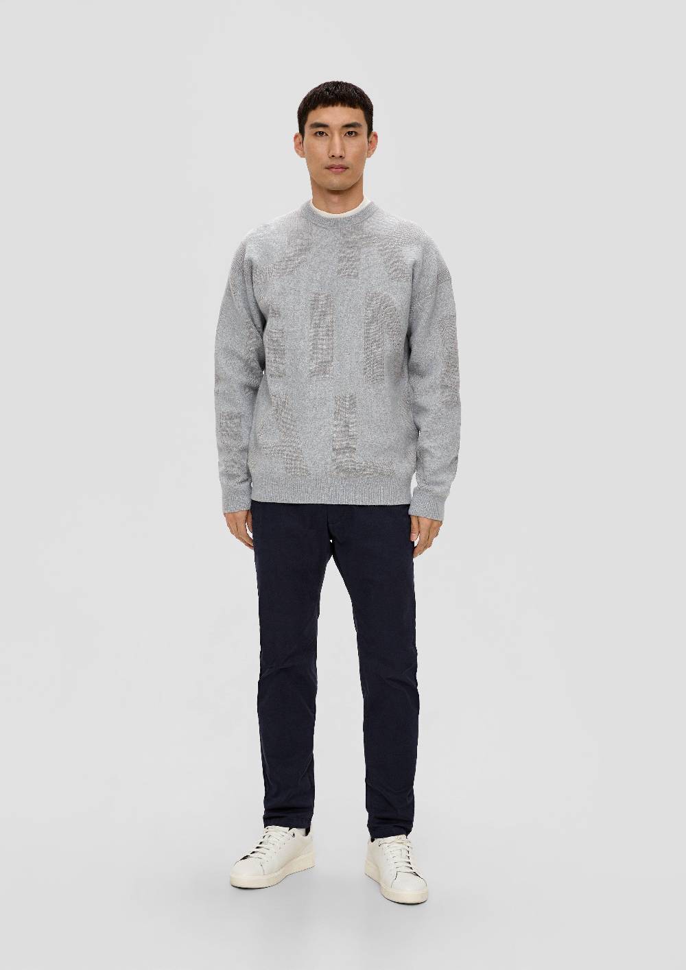 S.Oliver Strickpullover Mit Intarsienmuster