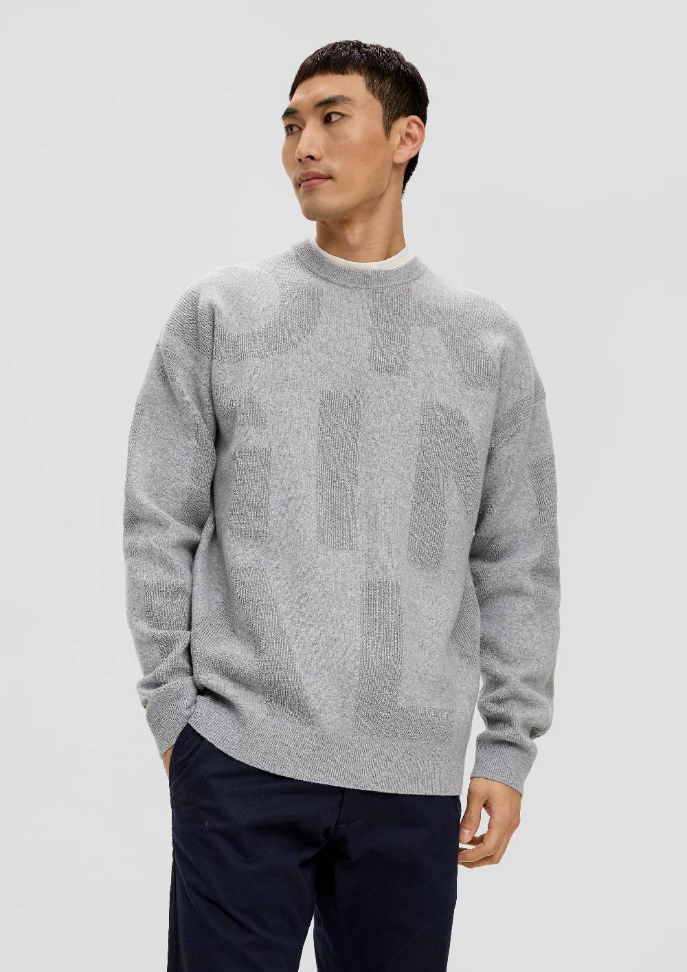 S.Oliver Strickpullover Mit Intarsienmuster
