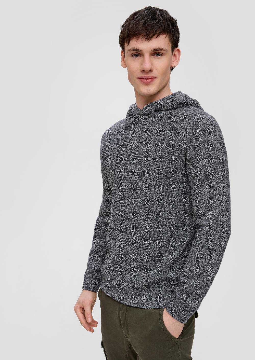 S.Oliver Strickpullover Mit Kapuze