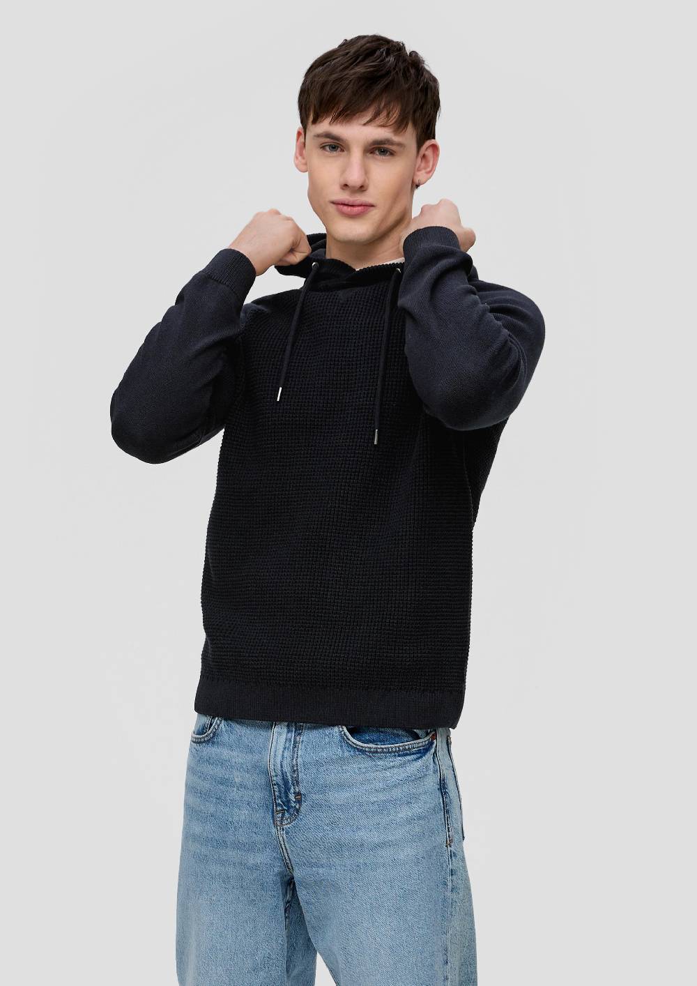 S.Oliver Strickpullover Mit Kapuze