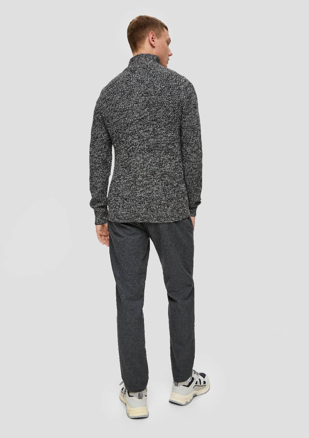 S.Oliver Strickpullover Mit Knopfleiste