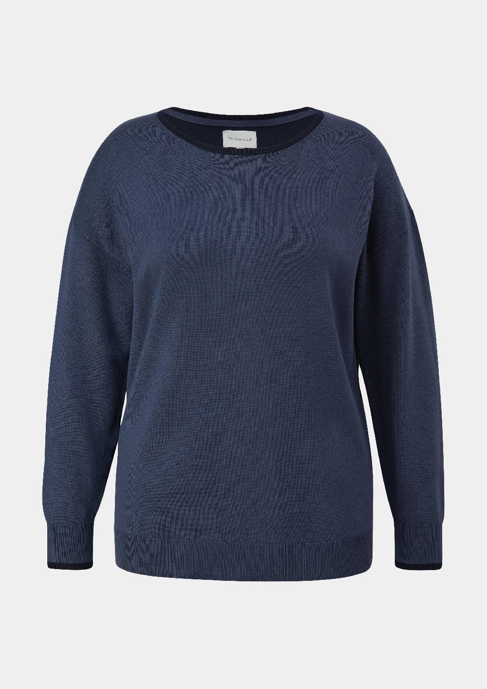 S.Oliver Strickpullover Mit Konstrastdetails