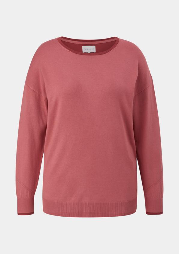 s.Oliver Strickpullover mit Konstrastdetails