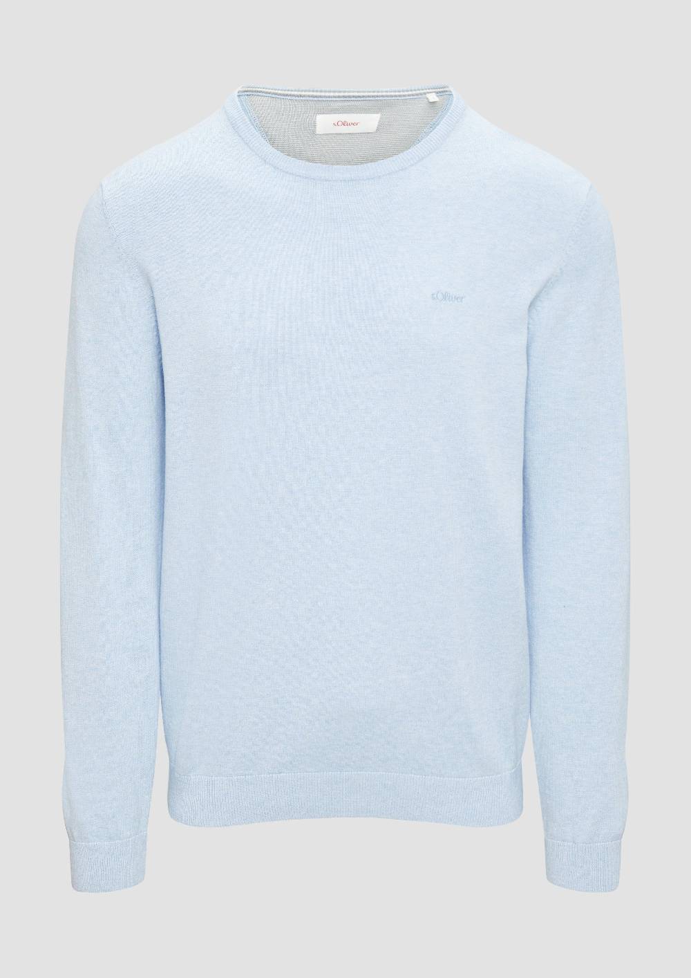 S.Oliver Strickpullover Mit Logo-Stickerei