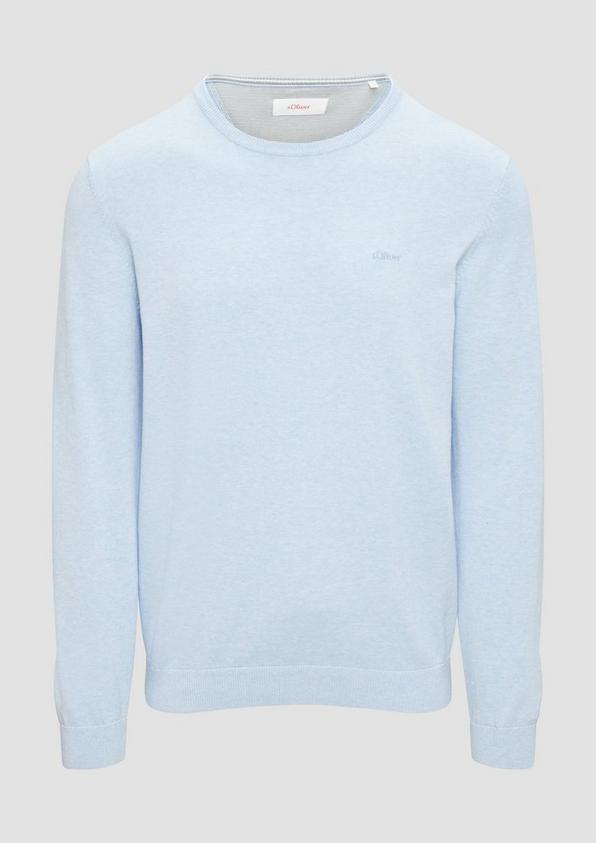 S.Oliver Strickpullover Mit Logo-Stickerei