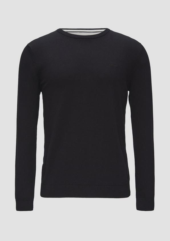 s.Oliver Strickpullover mit Logo-Stickerei