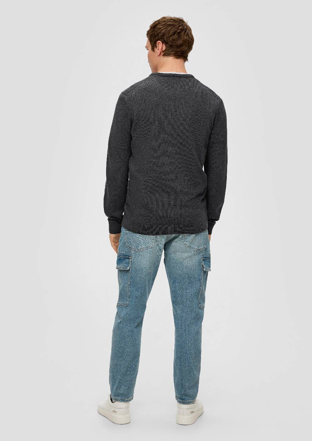 S.Oliver Strickpullover Mit Logo-Stickerei