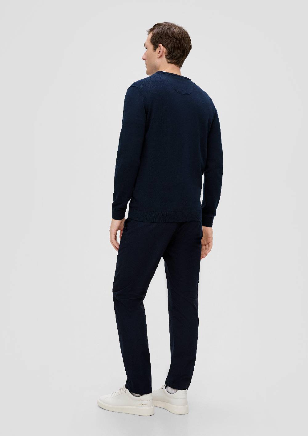 S.Oliver Strickpullover Mit Logo-Stickerei