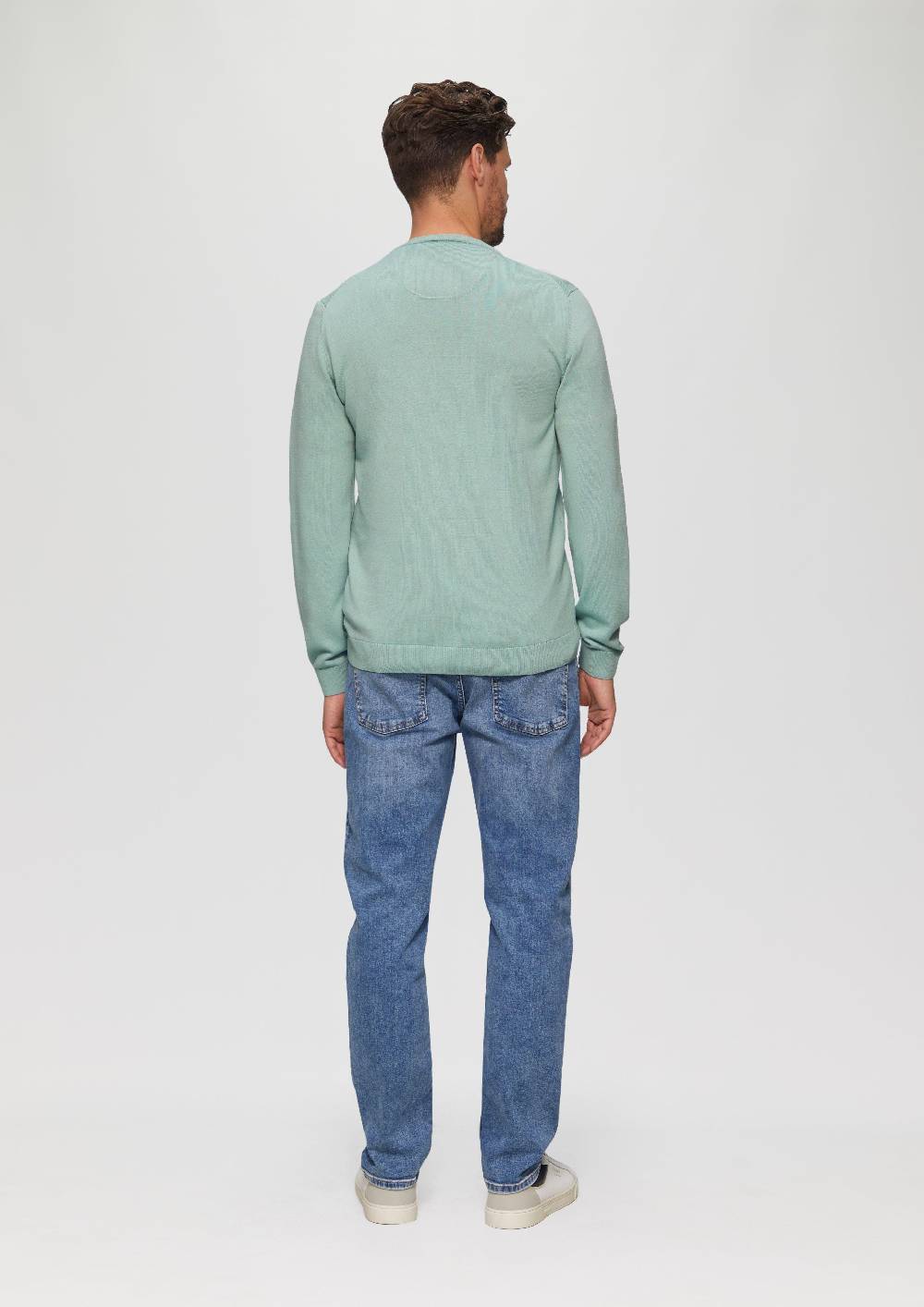 S.Oliver Strickpullover Mit Logo-Stickerei