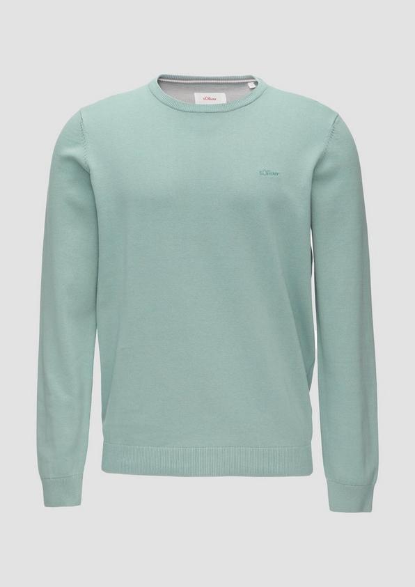 s.Oliver Strickpullover mit Logo-Stickerei