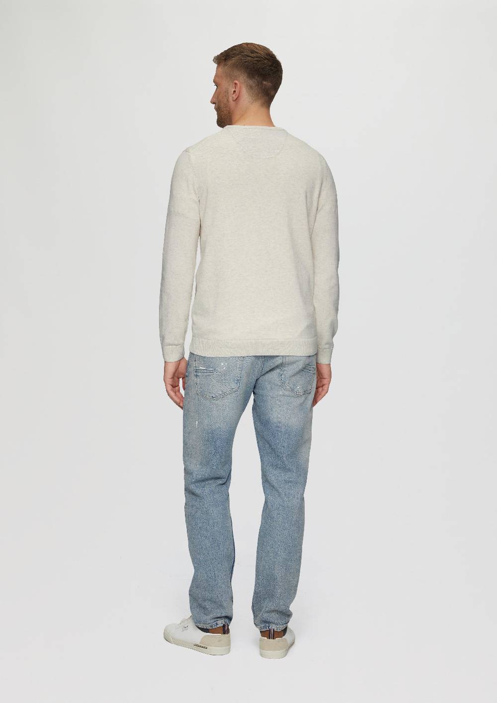 S.Oliver Strickpullover Mit Logo-Stickerei