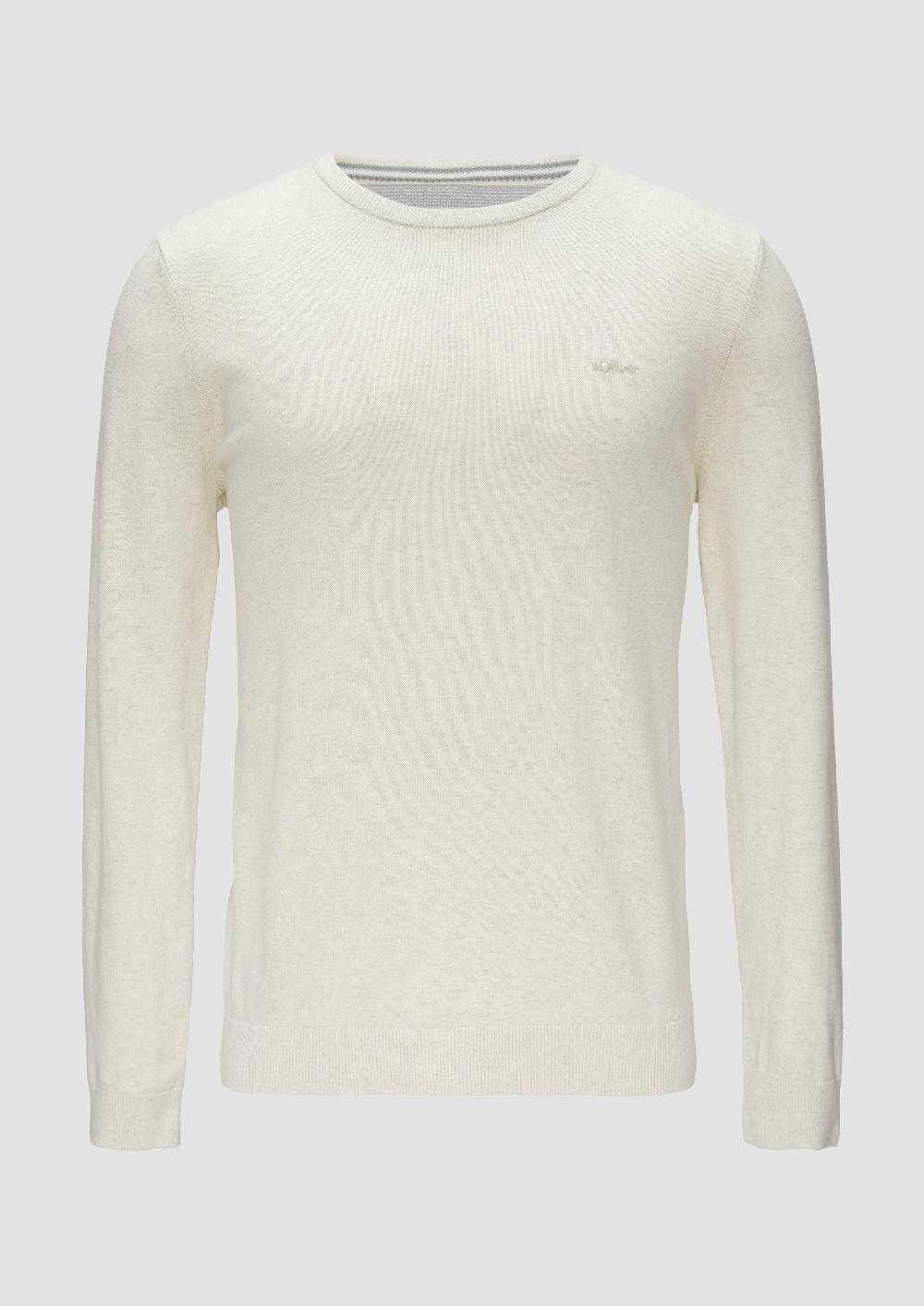S.Oliver Strickpullover Mit Logo-Stickerei