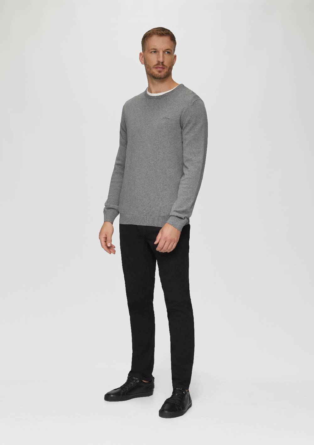 S.Oliver Strickpullover Mit Logo-Stickerei