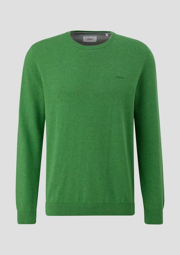 s.Oliver Strickpullover mit Logo-Stickerei