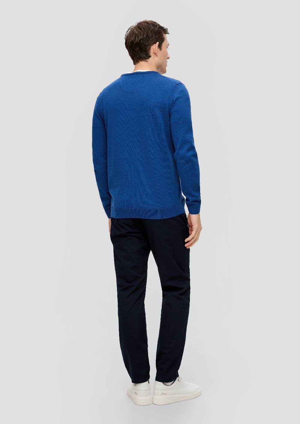 S.Oliver Strickpullover Mit Logo-Stickerei