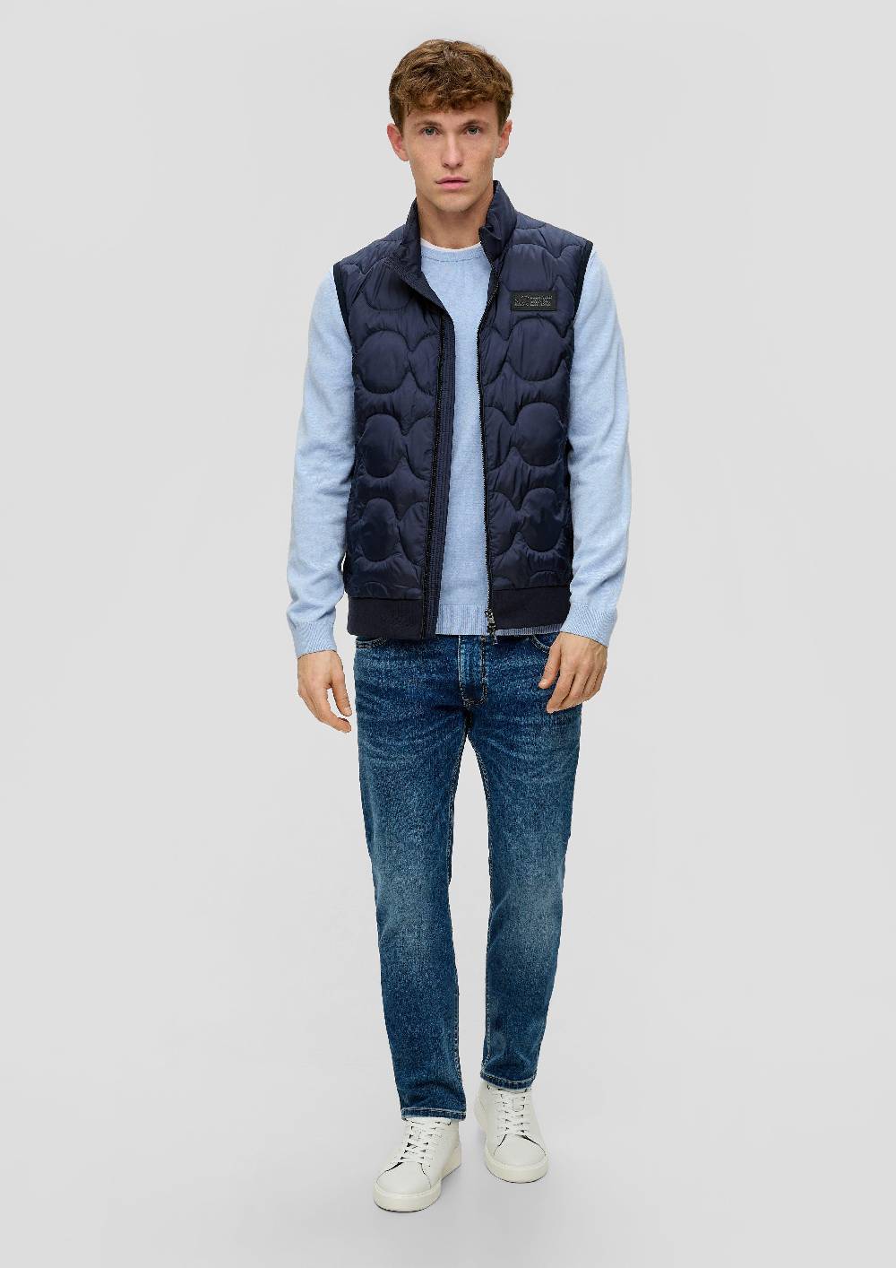 S.Oliver Strickpullover Mit Logo-Stickerei