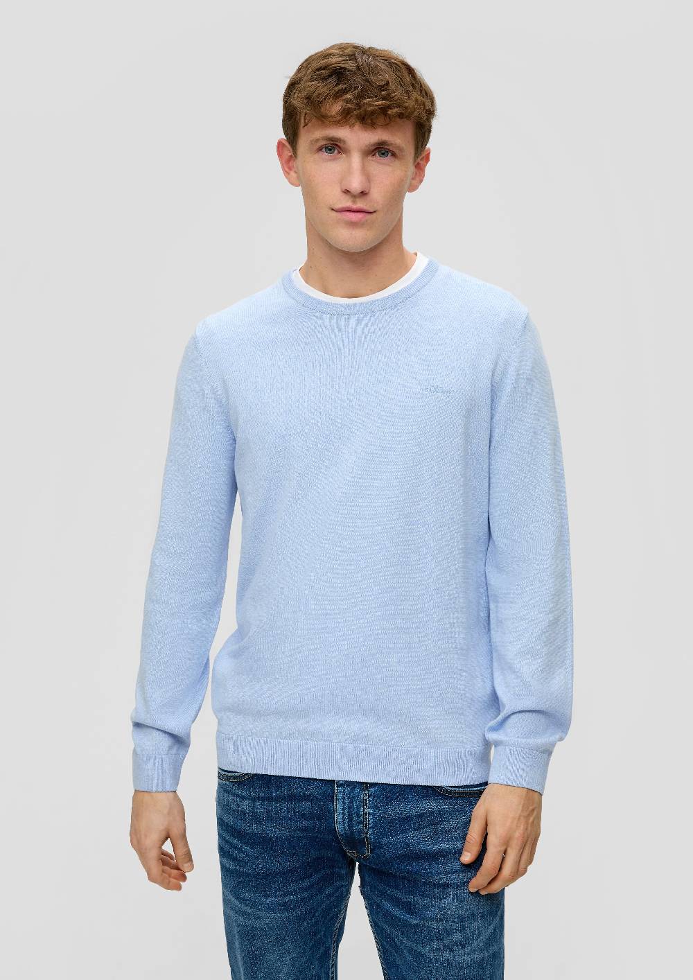 S.Oliver Strickpullover Mit Logo-Stickerei