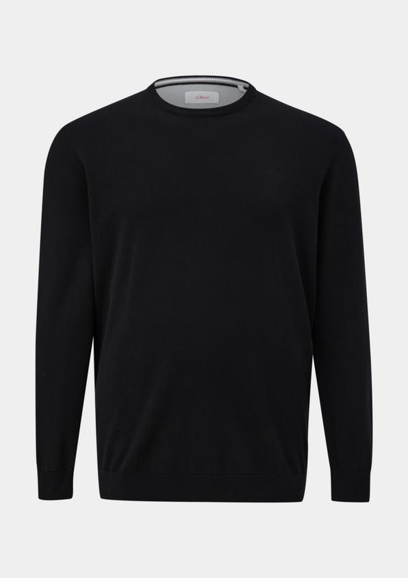 s.Oliver Strickpullover mit Logo-Stickerei