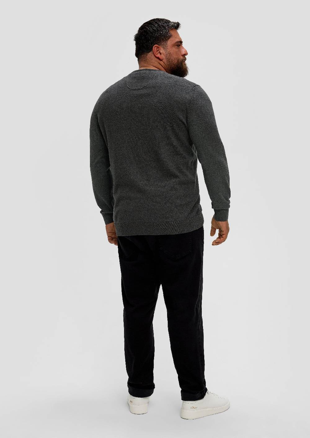 S.Oliver Strickpullover Mit Logo-Stickerei