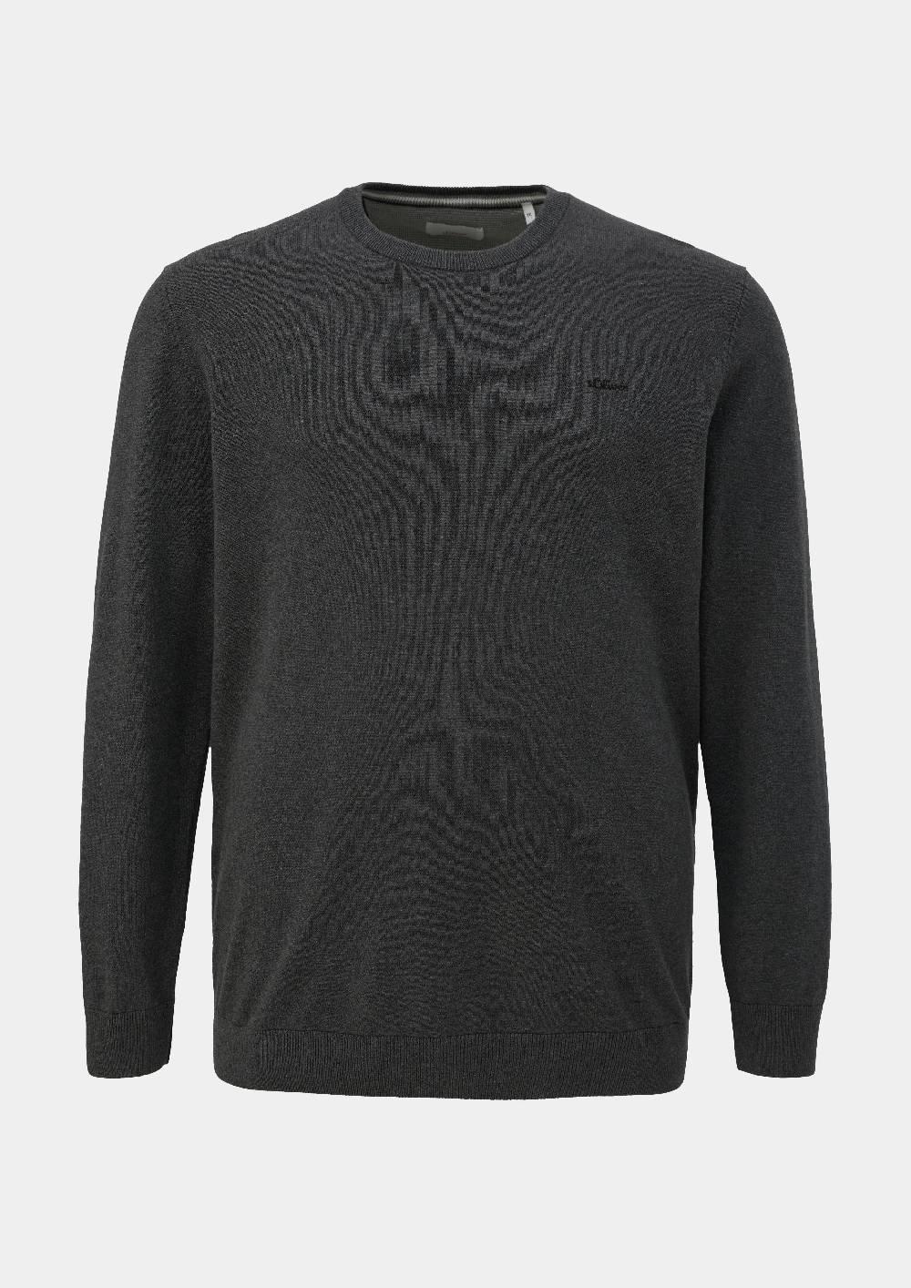 S.Oliver Strickpullover Mit Logo-Stickerei