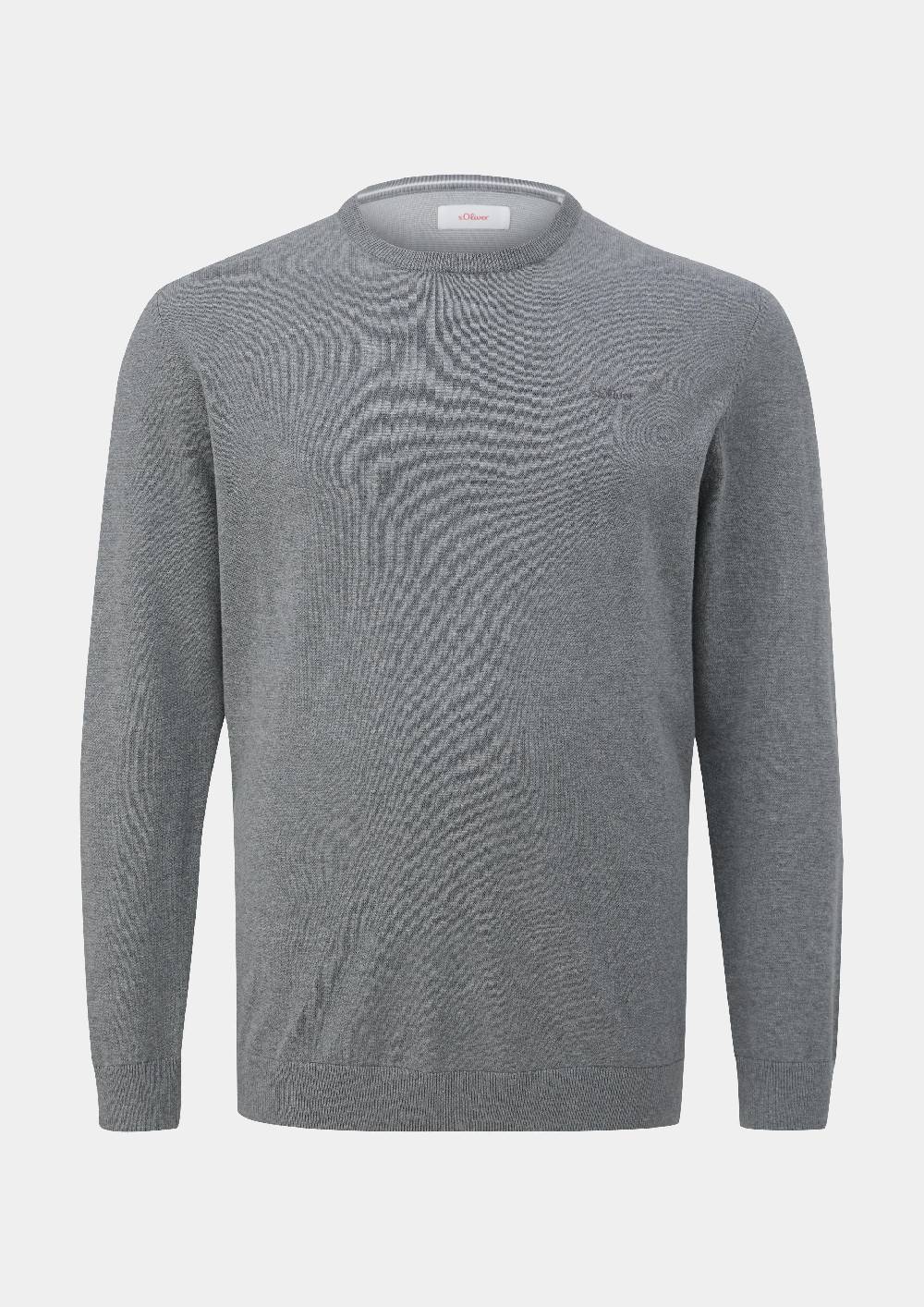 S.Oliver Strickpullover Mit Logo-Stickerei
