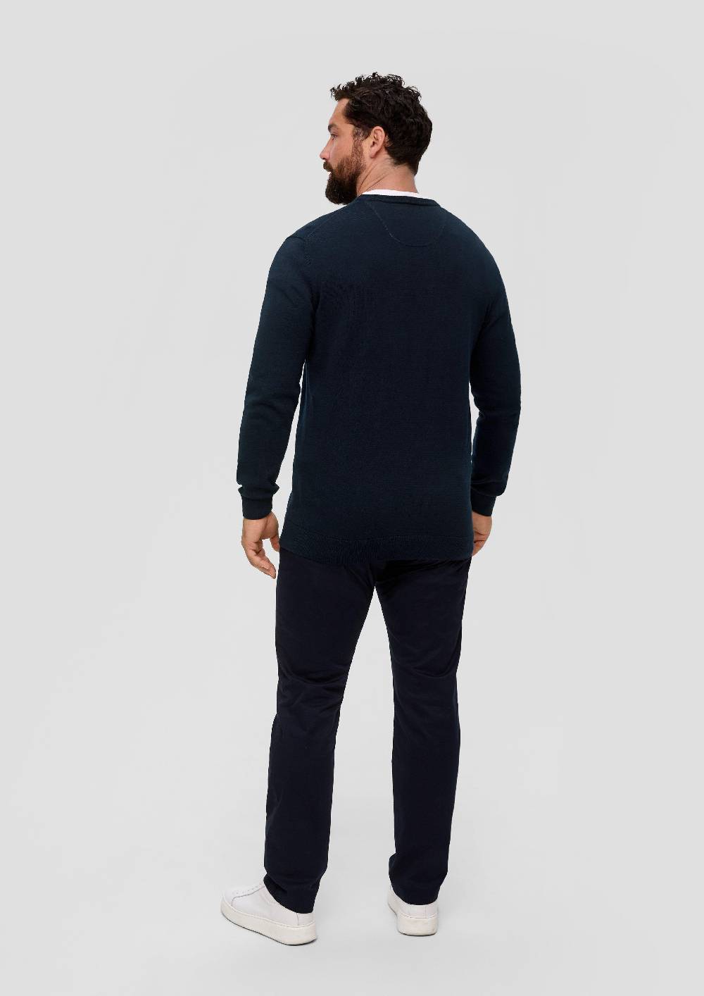 S.Oliver Strickpullover Mit Logo-Stickerei