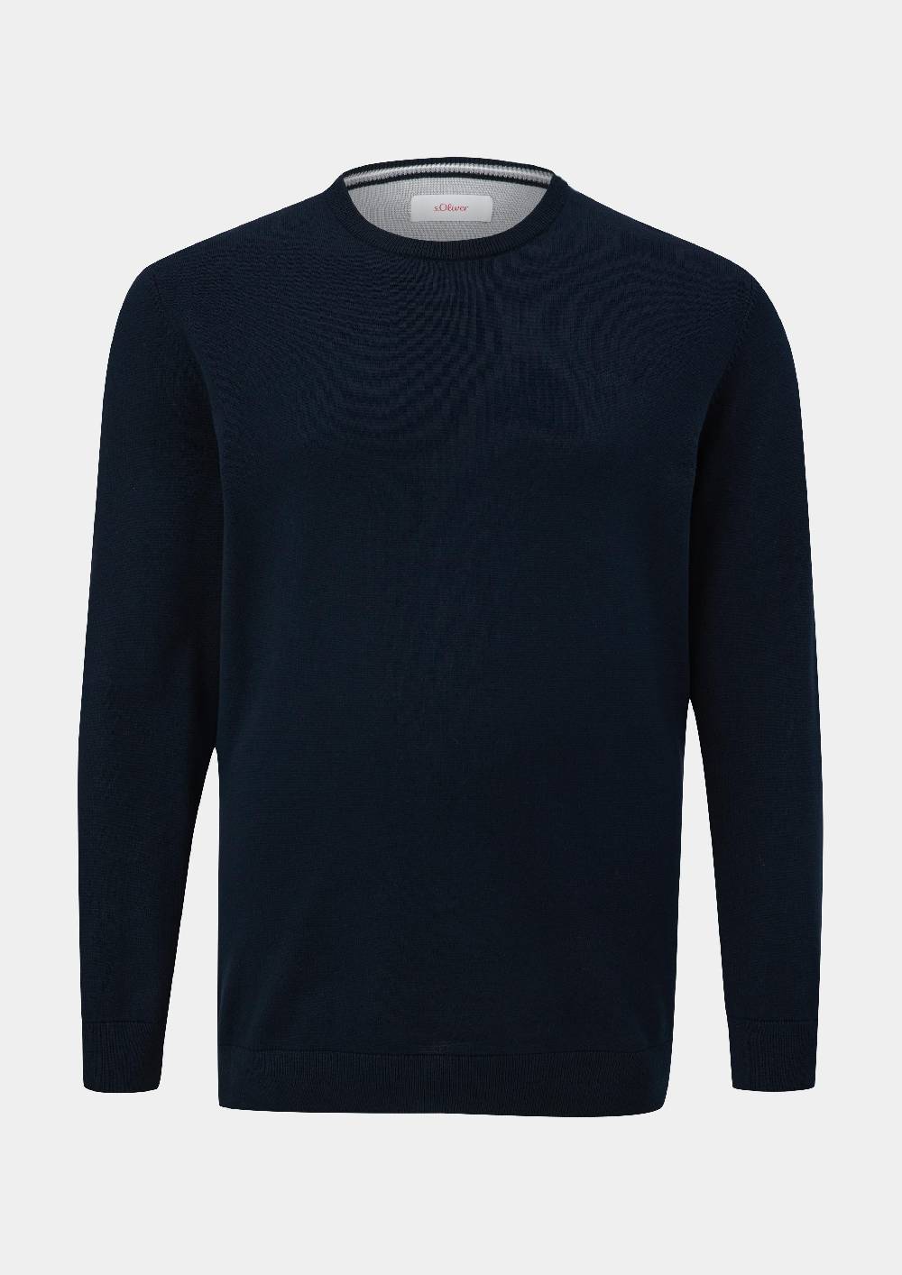 S.Oliver Strickpullover Mit Logo-Stickerei