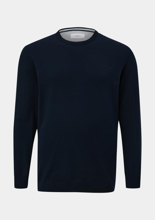 s.Oliver Strickpullover mit Logo-Stickerei