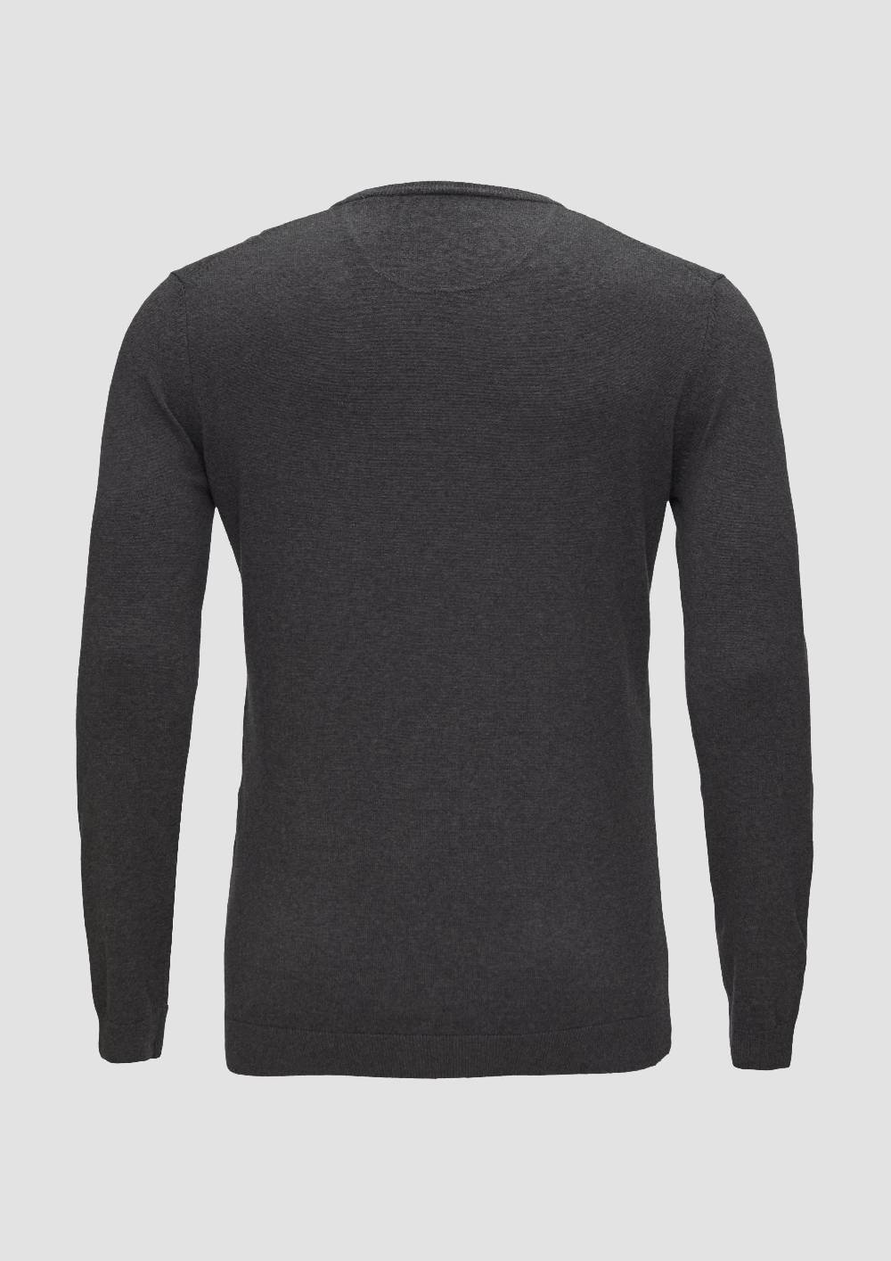 S.Oliver Strickpullover Mit Logo-Stickerei