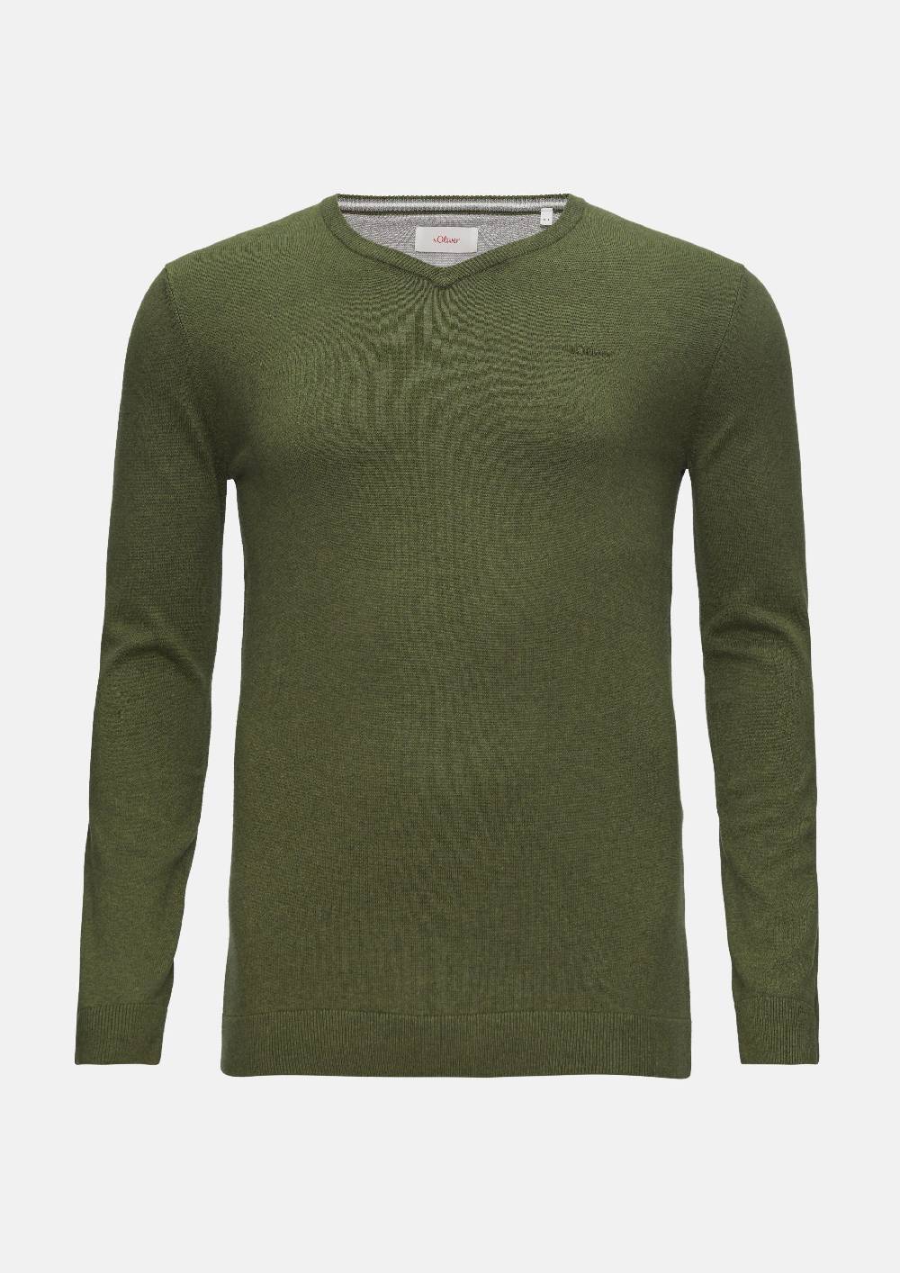 S.Oliver Strickpullover Mit Logo-Stickerei