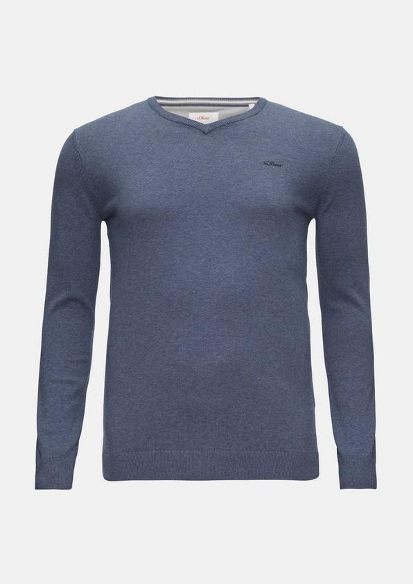 s.Oliver Strickpullover mit Logo-Stickerei