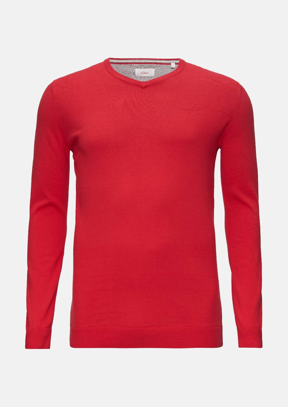 S.Oliver Strickpullover Mit Logo-Stickerei