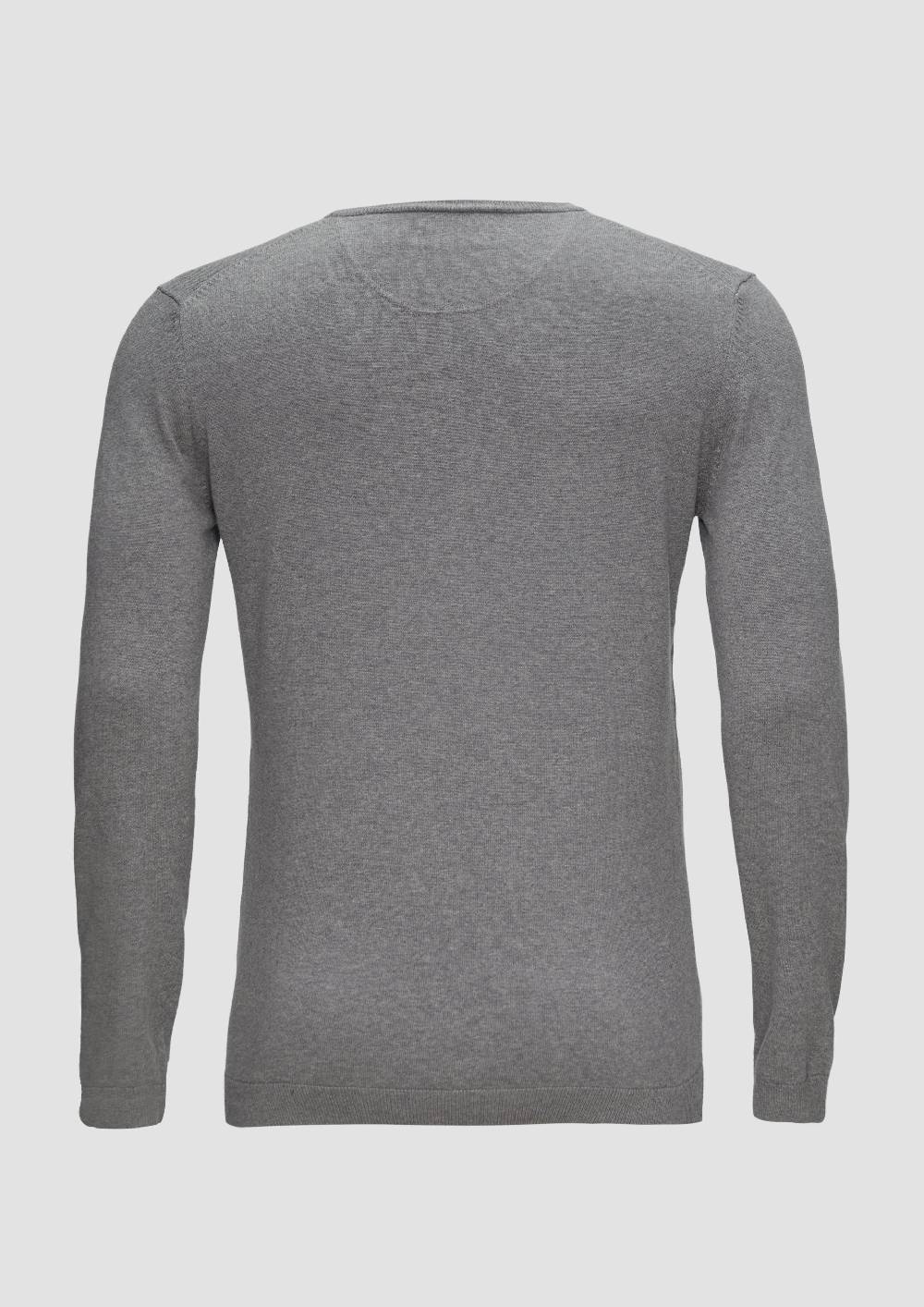 S.Oliver Strickpullover Mit Logo-Stickerei