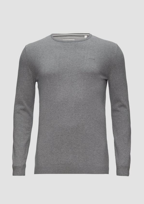 s.Oliver Strickpullover mit Logo-Stickerei